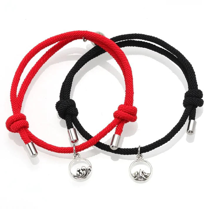 Magnetic love bracelets for couples & BFFs